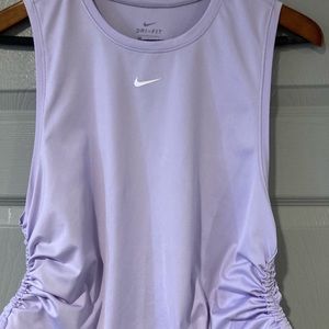 NIKE Pro Meta light purple cropped top LG
